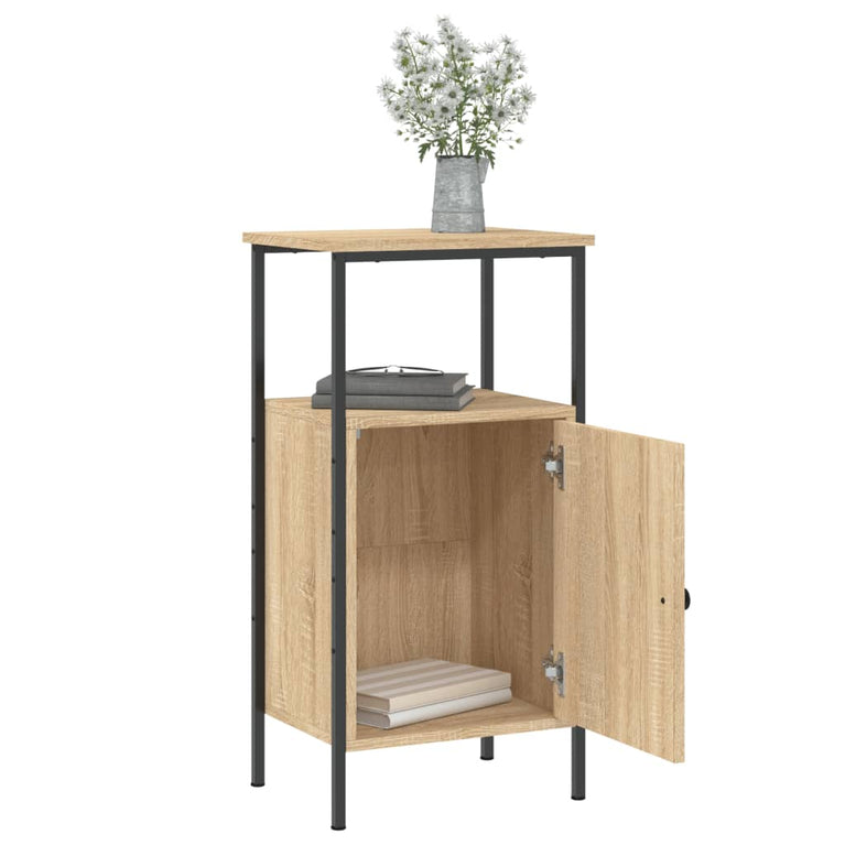 Nachtkastjes 2 st 41x31x80 cm sonoma eikenkleurig MeubelReus