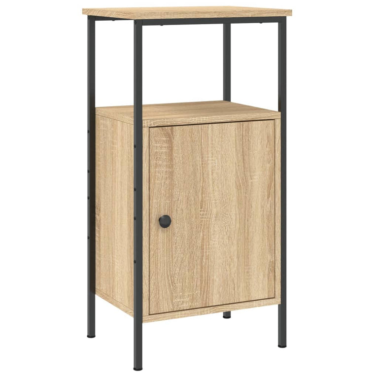 Nachtkastjes 2 st 41x31x80 cm sonoma eikenkleurig MeubelReus