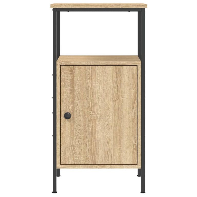 Nachtkastjes 2 st 41x31x80 cm sonoma eikenkleurig MeubelReus
