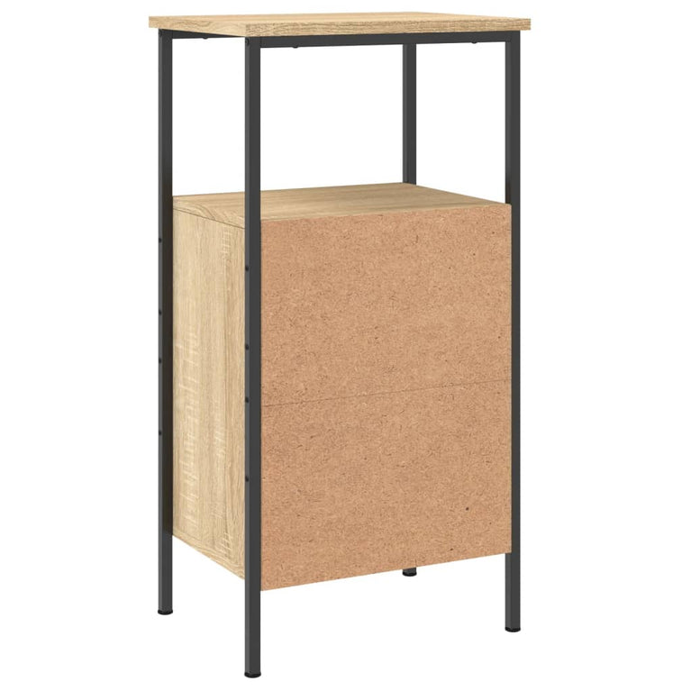 Nachtkastjes 2 st 41x31x80 cm sonoma eikenkleurig MeubelReus