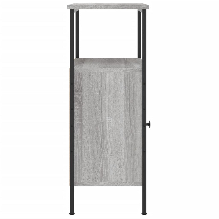 Nachtkastjes 2 st 41x31x80 cm bewerkt hout grijs sonoma eiken MeubelReus