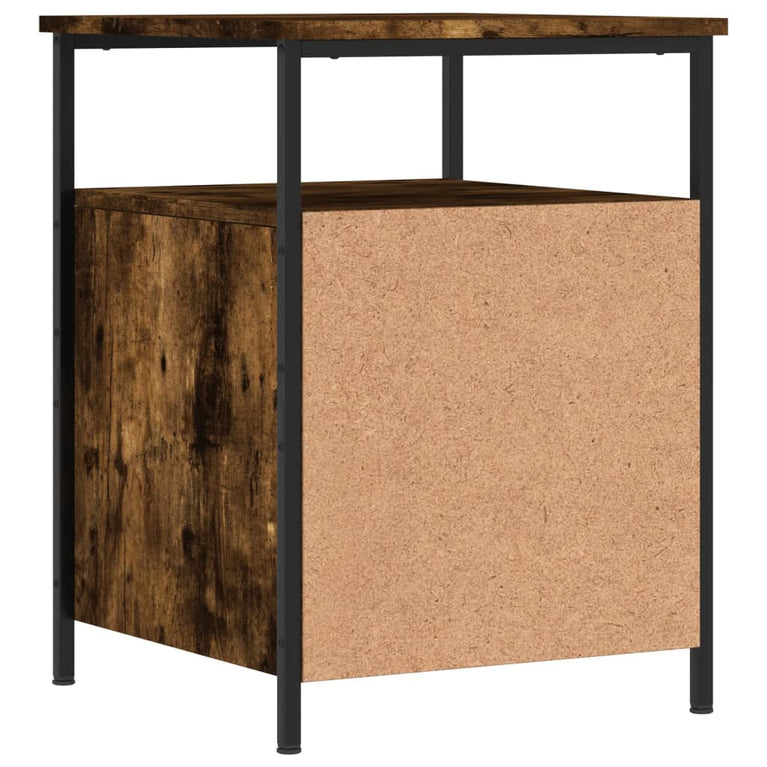 Nachtkastjes 2 st 44x45x60 cm bewerkt hout gerookt eikenkleurig MeubelReus