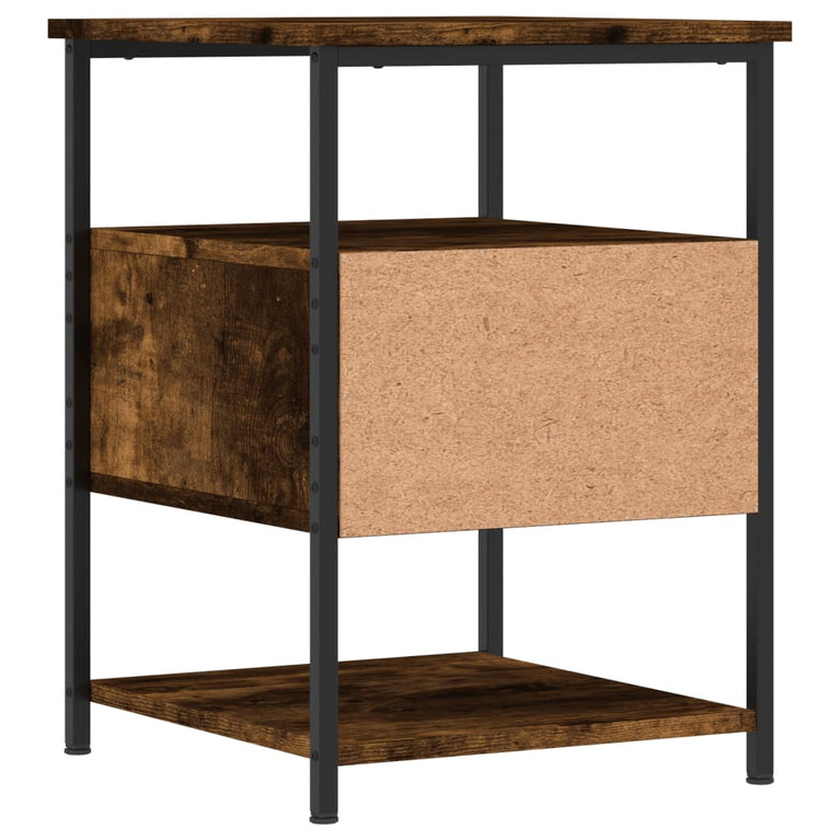 Nachtkastjes 2 st 40x42x56 cm bewerkt hout gerookt eikenkleurig MeubelReus