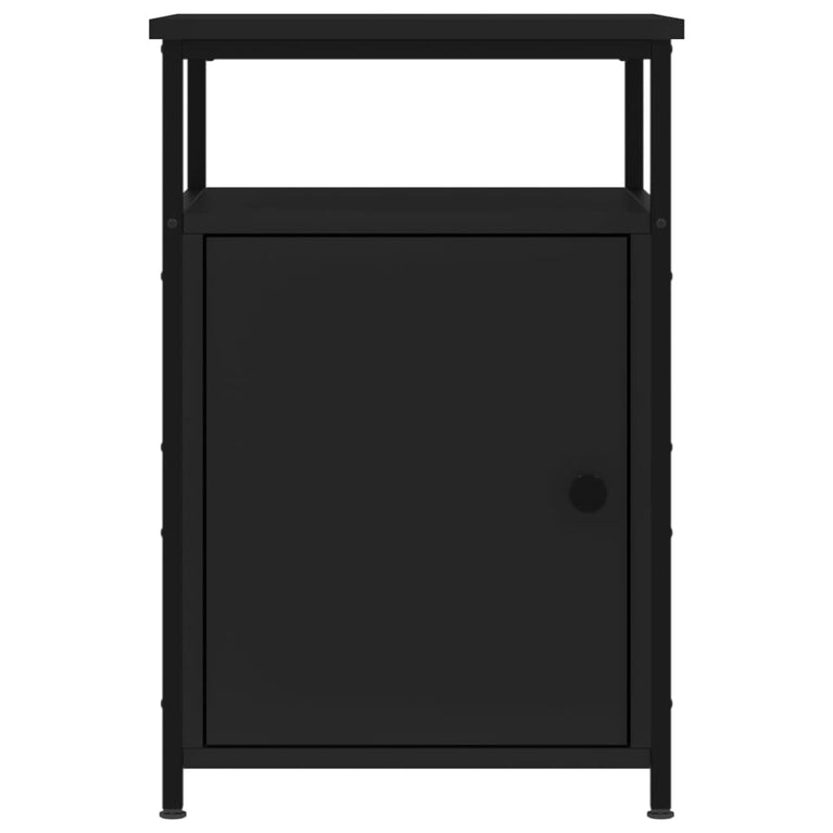 Nachtkastjes 2 st 40x42x60 cm bewerkt hout zwart MeubelReus