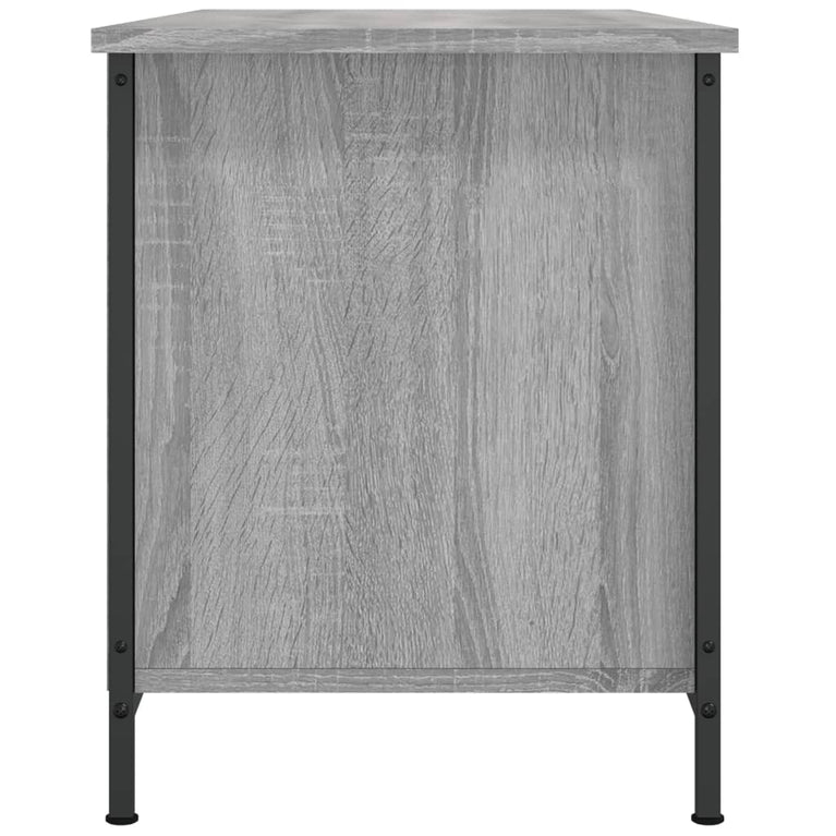 Tv-meubel 100x40x50 cm bewerkt hout grijs sonoma eikenkleurig MeubelReus