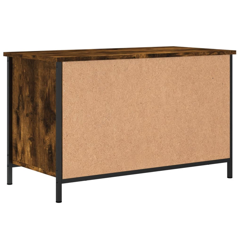 Tv-meubel 80x40x50 cm bewerkt hout gerookt eikenkleurig MeubelReus