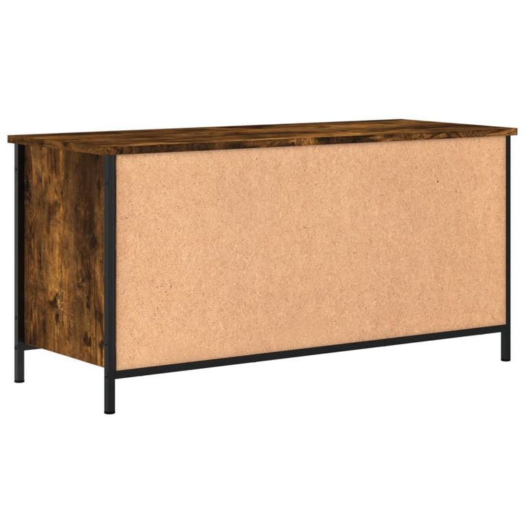 Tv-meubel 100x40x50 cm bewerkt hout gerookt eikenkleurig MeubelReus