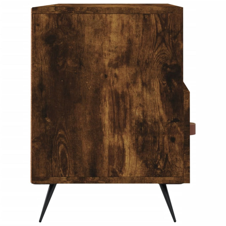 Tv-meubel 102x36x50 cm bewerkt hout gerookt eikenkleurig MeubelReus