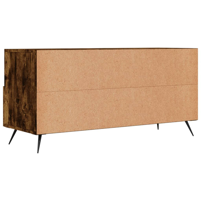 Tv-meubel 102x36x50 cm bewerkt hout gerookt eikenkleurig MeubelReus