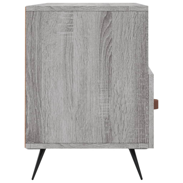 Tv-meubel 102x36x50 cm bewerkt hout grijs sonoma eikenkleurig MeubelReus