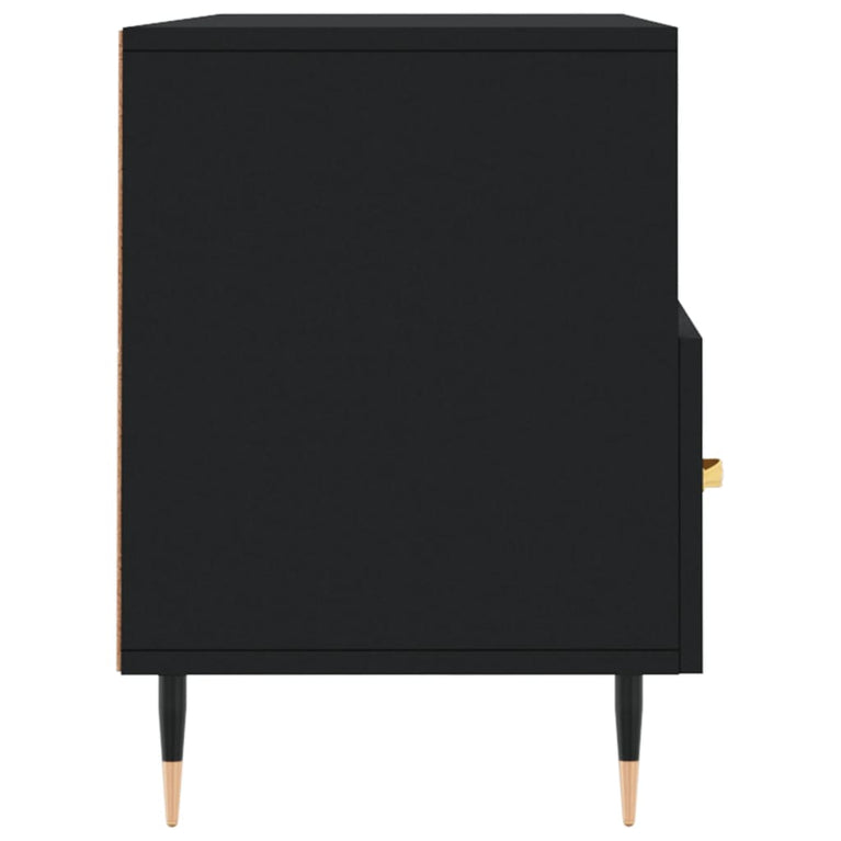 Tv-meubel 102x36x50 cm bewerkt hout zwart MeubelReus