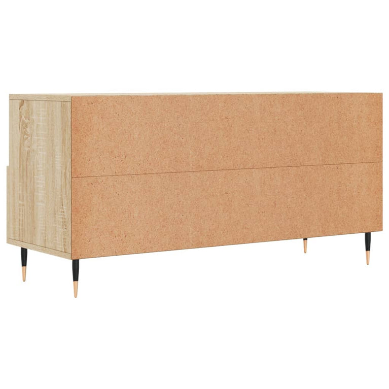 Tv-meubel 102x36x50 cm bewerkt hout sonoma eikenkleurig MeubelReus