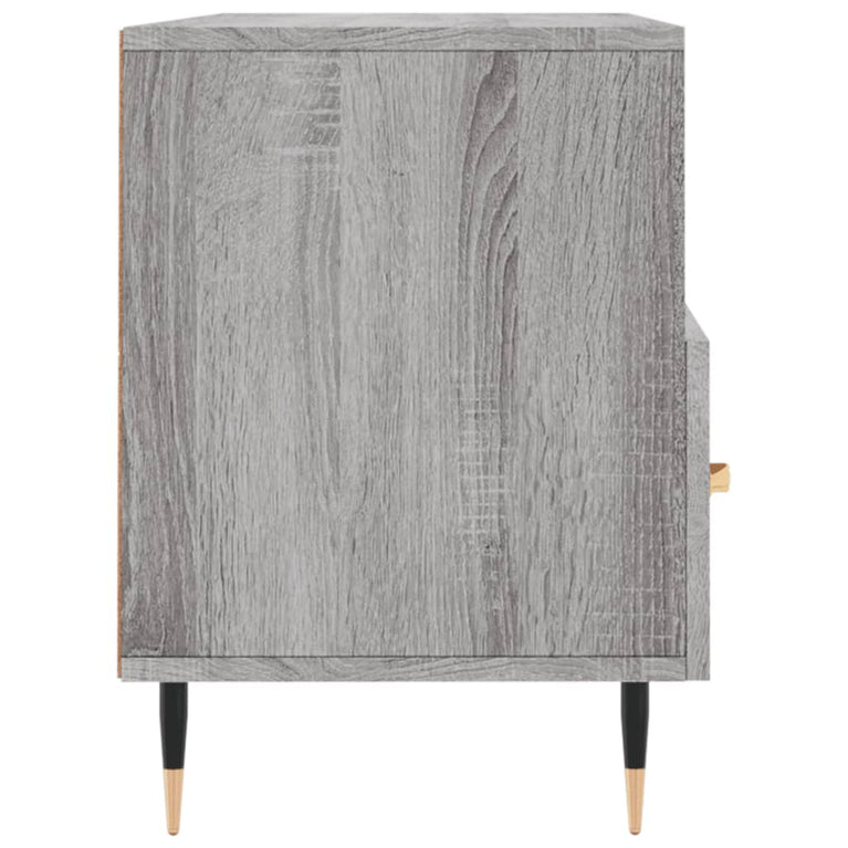 Tv-meubel 102x36x50 cm bewerkt hout grijs sonoma eikenkleurig MeubelReus