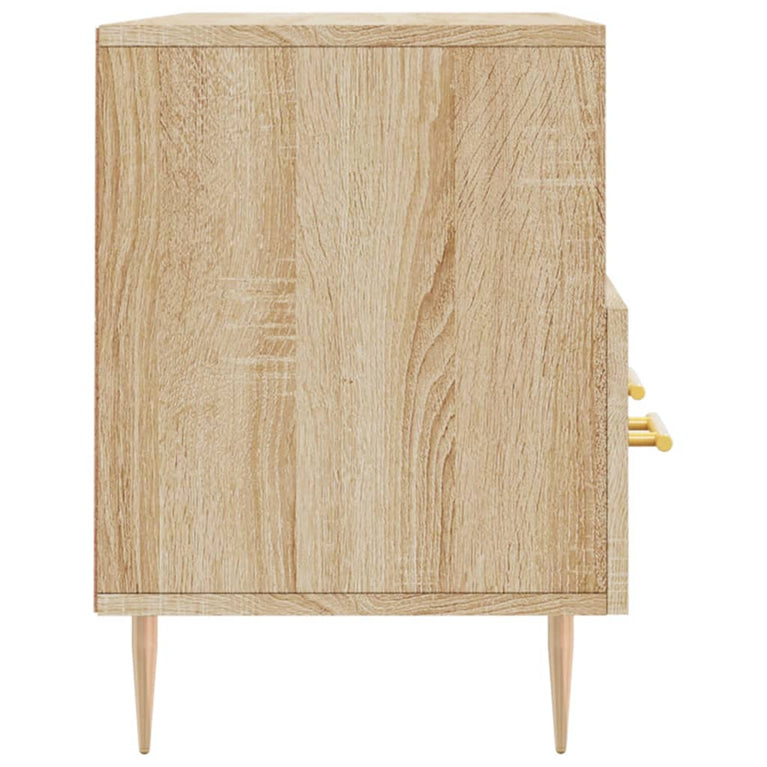 Tv-meubel 102x36x50 cm bewerkt hout sonoma eikenkleurig MeubelReus