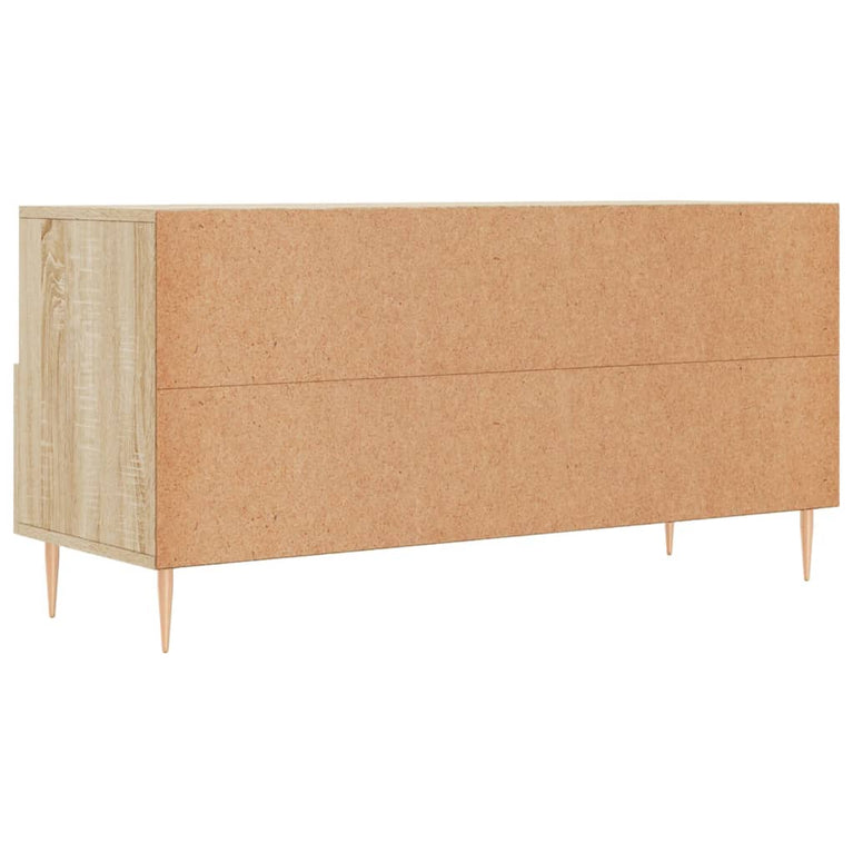 Tv-meubel 102x36x50 cm bewerkt hout sonoma eikenkleurig MeubelReus