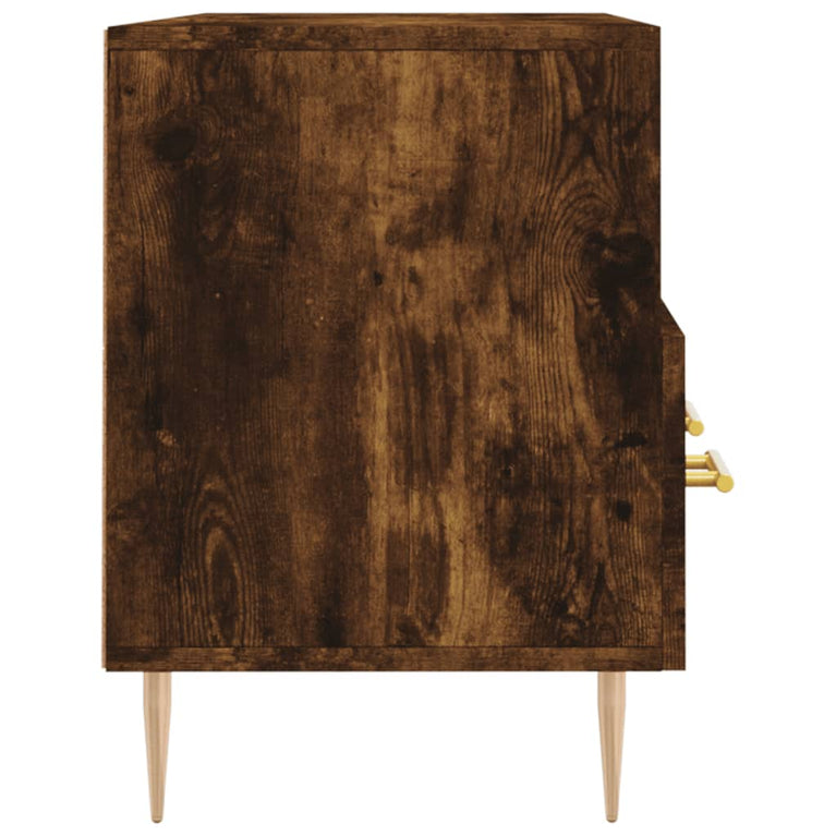 Tv-meubel 102x36x50 cm bewerkt hout gerookt eikenkleurig MeubelReus