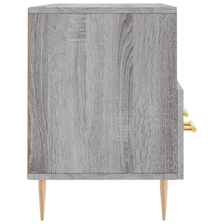 Tv-meubel 102x36x50 cm bewerkt hout grijs sonoma eikenkleurig MeubelReus