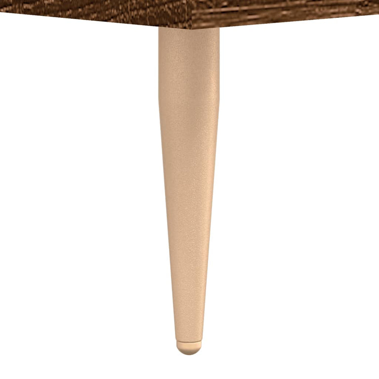 Tv-meubel 102x36x50 cm bewerkt hout bruin eikenkleur MeubelReus