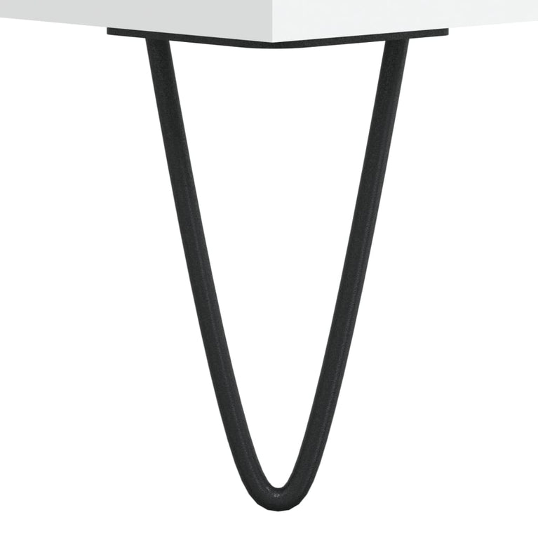 Tv-meubel 102x36x50 cm bewerkt hout wit MeubelReus