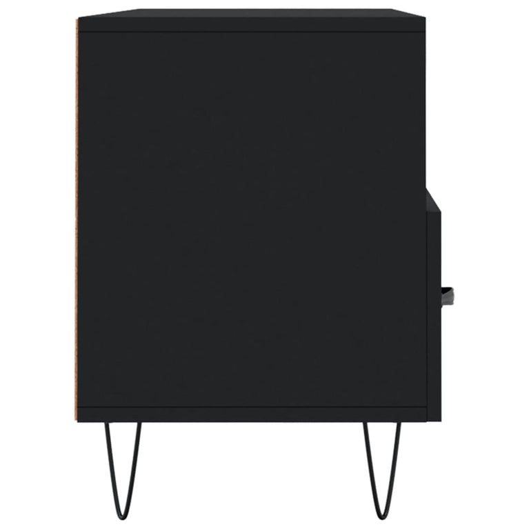 Tv-meubel 102x36x50 cm bewerkt hout zwart MeubelReus