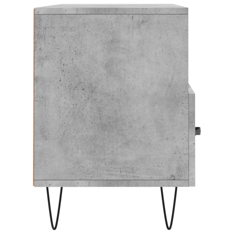 Tv-meubel 102x36x50 cm bewerkt hout betongrijs MeubelReus