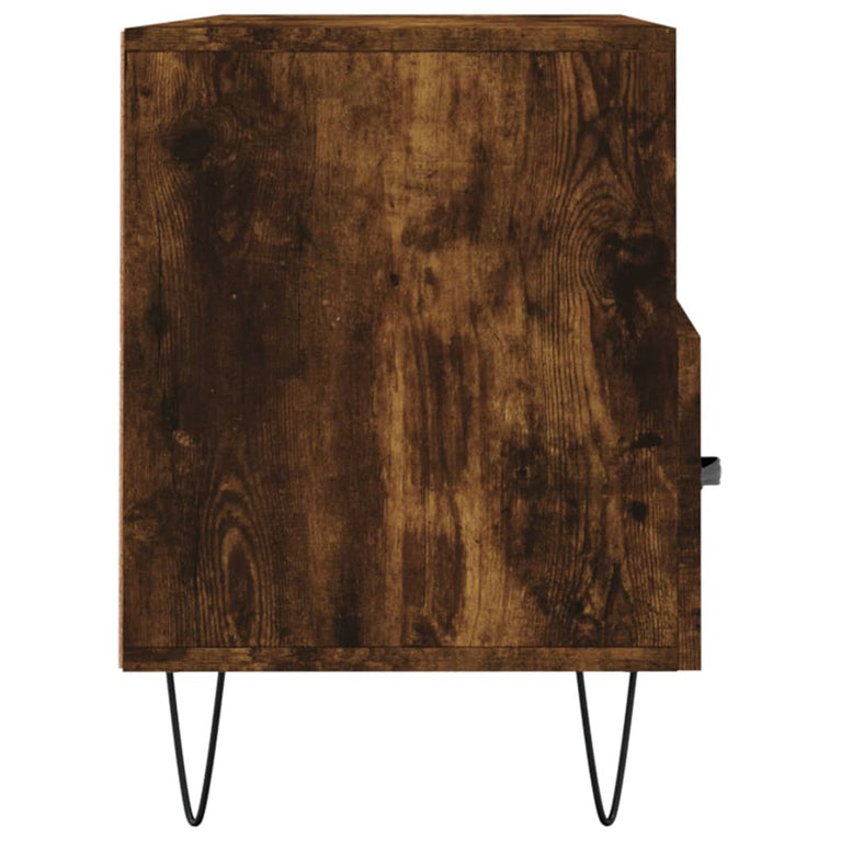 Tv-meubel 102x36x50 cm bewerkt hout gerookt eikenkleurig MeubelReus