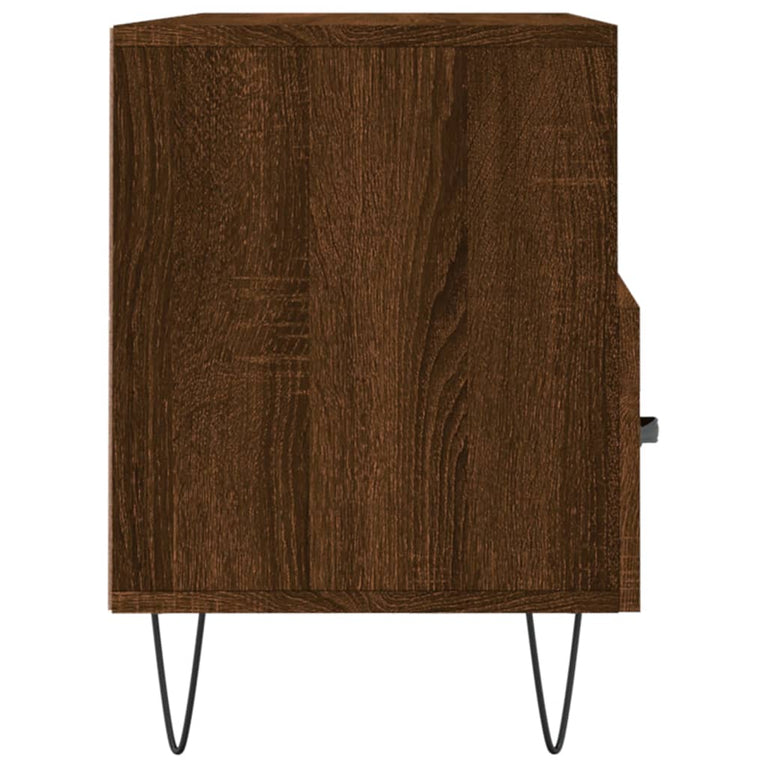 Tv-meubel 102x36x50 cm bewerkt hout bruin eikenkleur MeubelReus