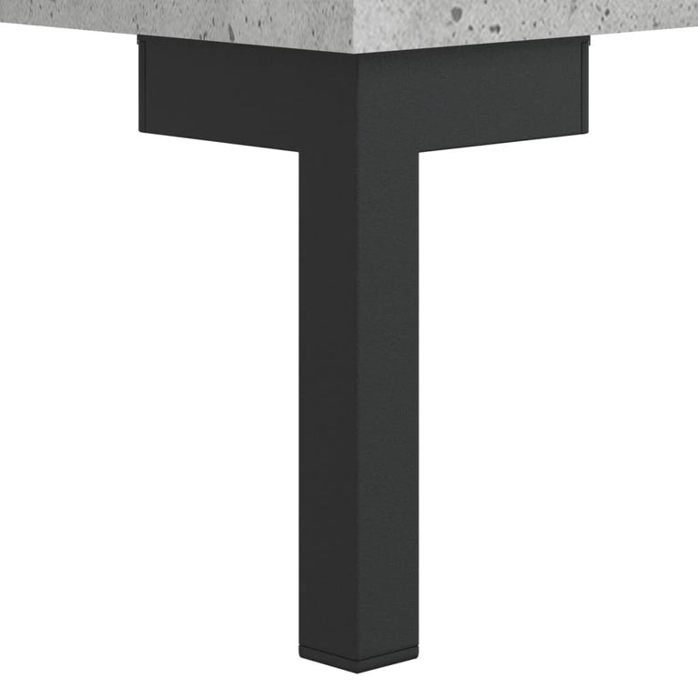 Tv-meubel 102x36x50 cm bewerkt hout betongrijs MeubelReus