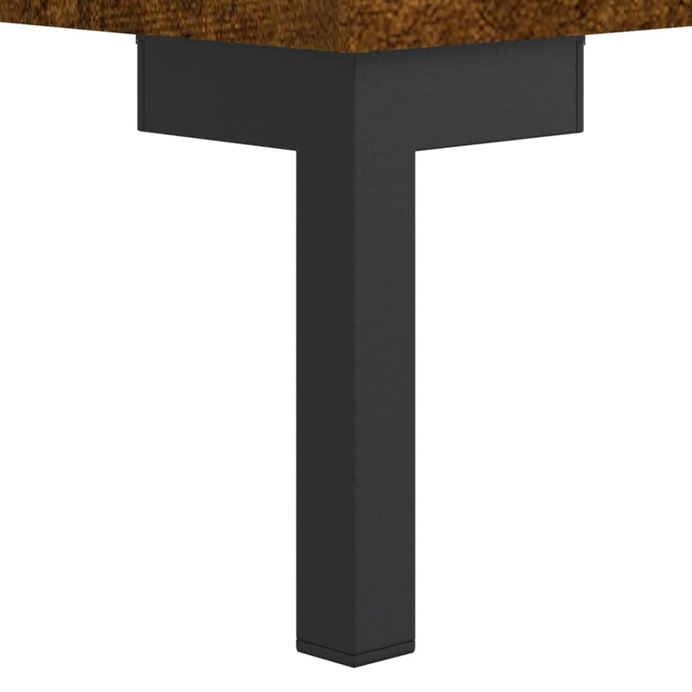 Tv-meubel 102x36x50 cm bewerkt hout gerookt eikenkleurig MeubelReus
