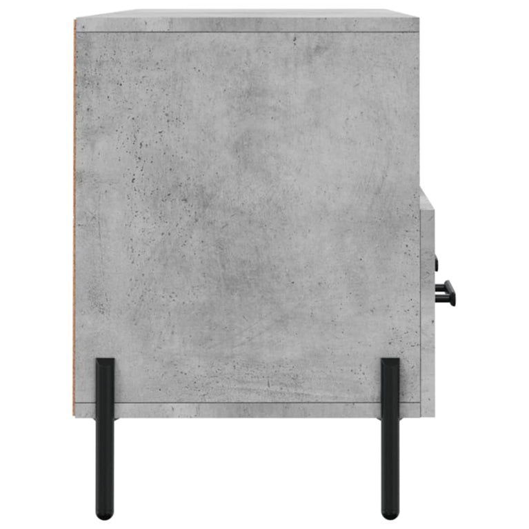 Tv-meubel 102x36x50 cm bewerkt hout betongrijs MeubelReus
