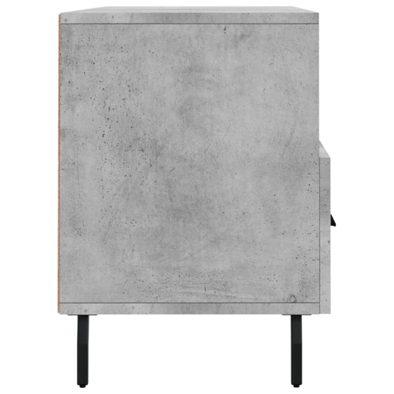 Tv-meubel 102x36x50 cm bewerkt hout betongrijs MeubelReus