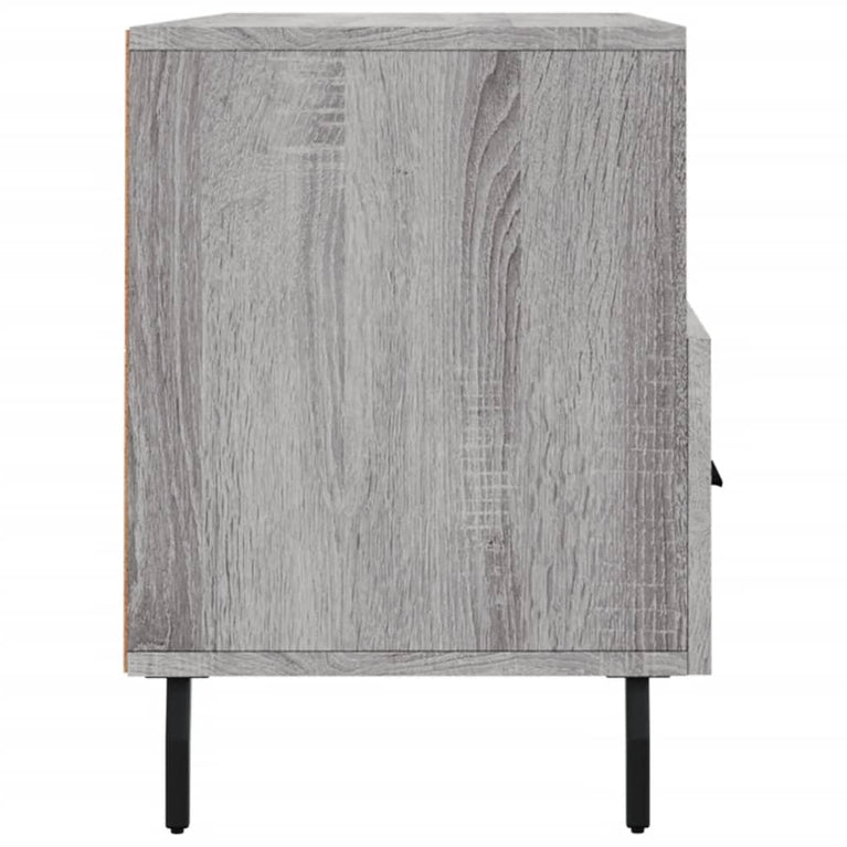 Tv-meubel 102x36x50 cm bewerkt hout grijs sonoma eikenkleurig MeubelReus