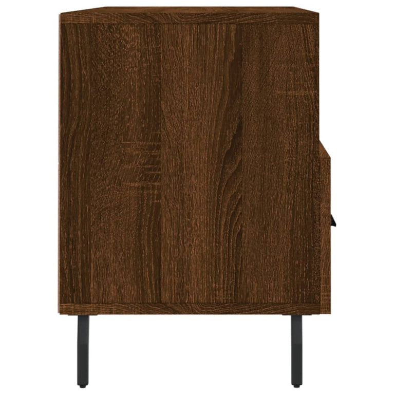 Tv-meubel 102x36x50 cm bewerkt hout bruin eikenkleur MeubelReus
