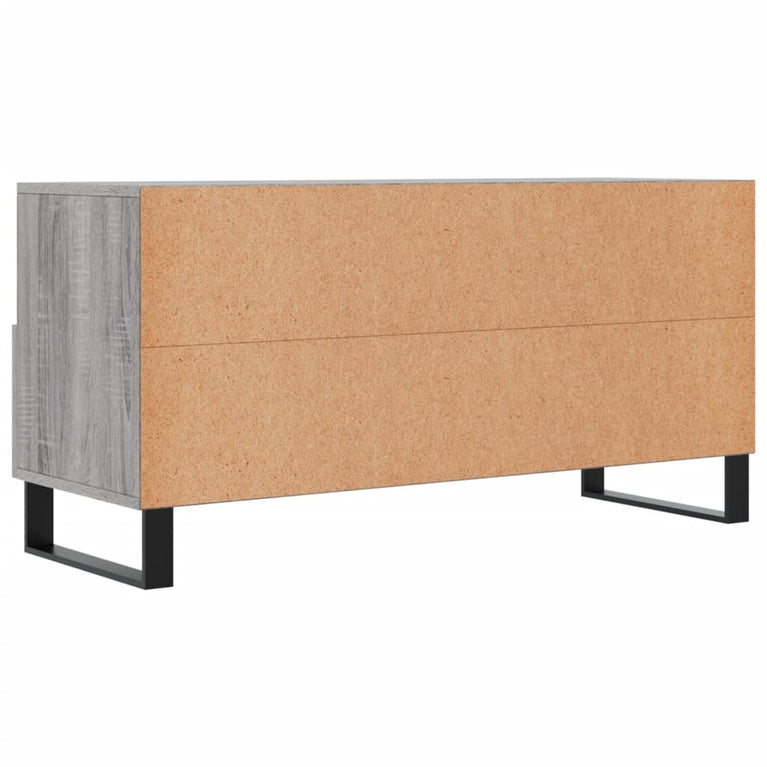 Tv-meubel 102x36x50 cm bewerkt hout grijs sonoma eikenkleurig MeubelReus
