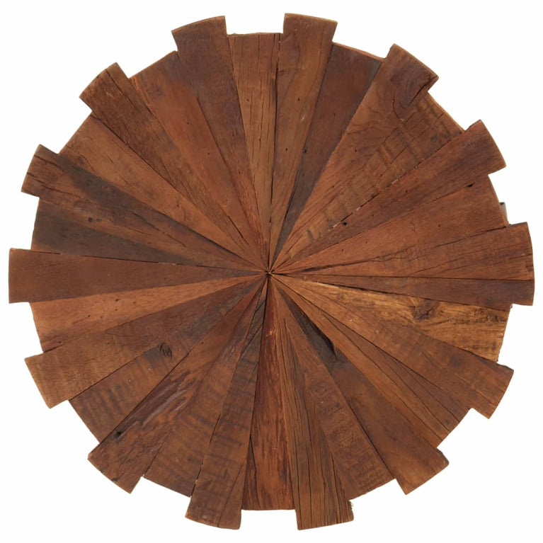 Salontafels 2 st massief gerecycled hout en ijzer MeubelReus