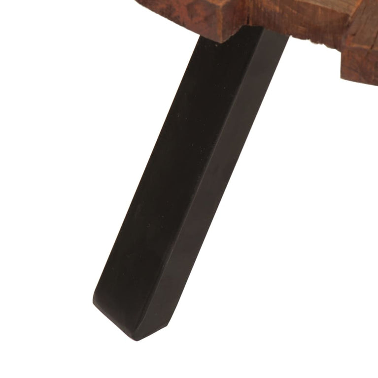 Salontafels 2 st massief gerecycled hout en ijzer MeubelReus