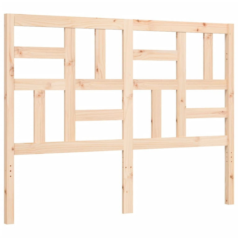 Bedframe met hoofdbord massief hout 4FT Small Double