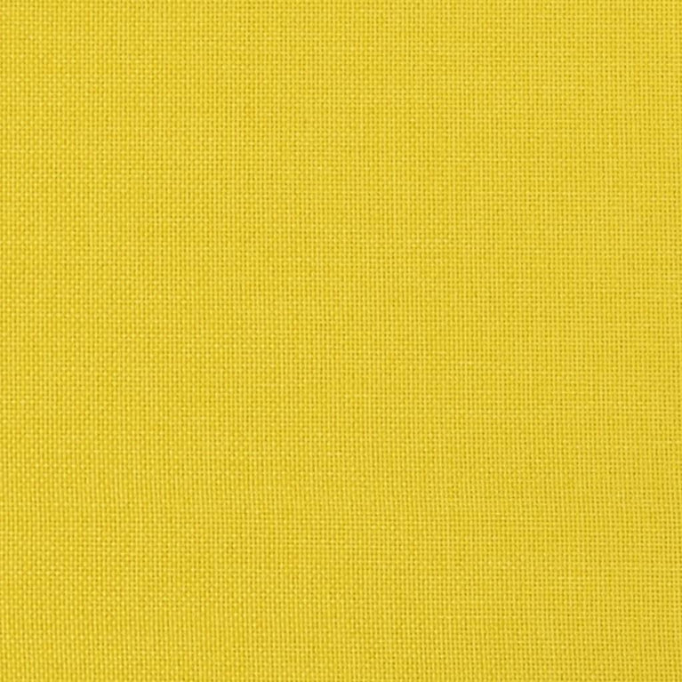 3-delige Loungeset met kussens stof lichtgeel