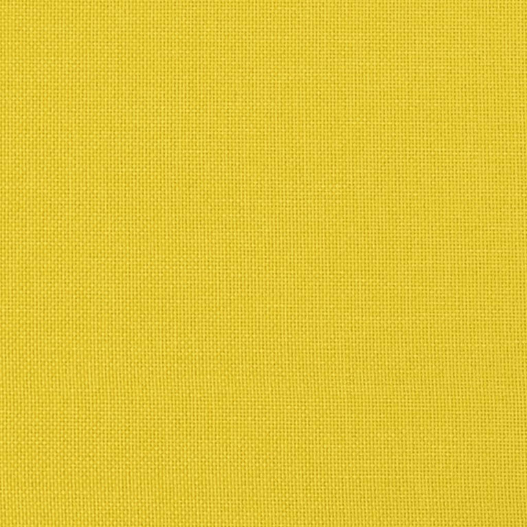 2-delige Loungeset met kussens stof lichtgeel