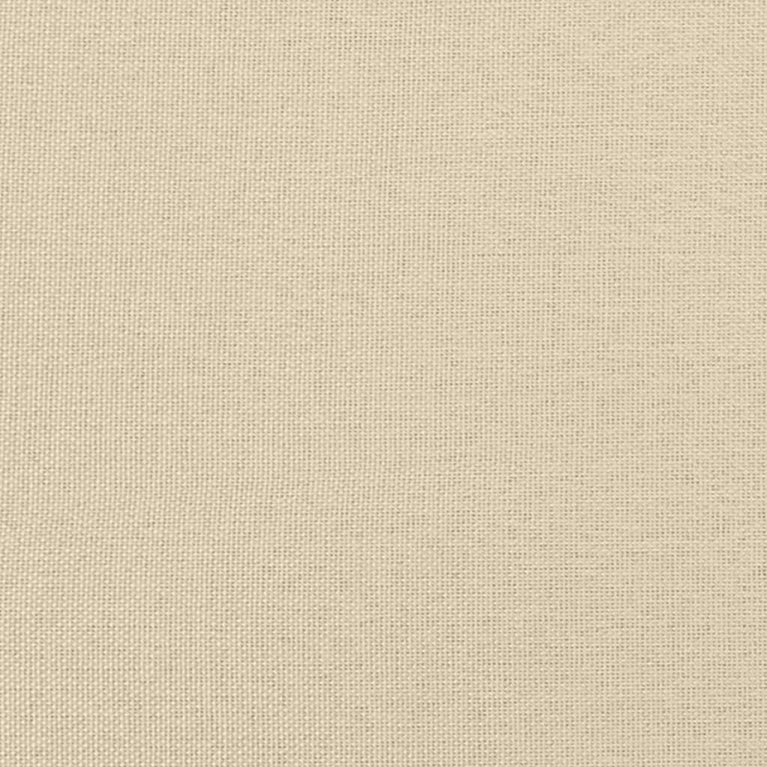 3-delige Loungeset met kussens stof crèmekleurig