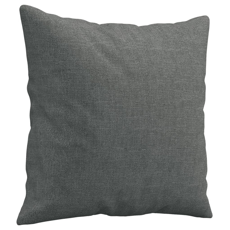 3-delige Loungeset met kussens stof donkergrijs