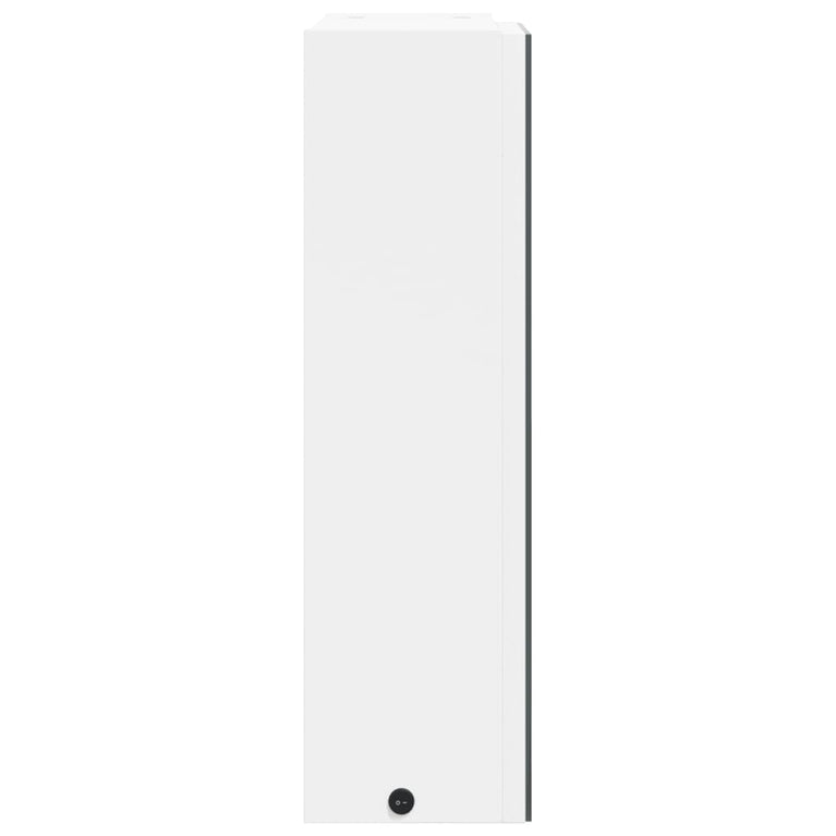 Badkamerkast met spiegel en LED 45x13x52 cm wit MeubelReus