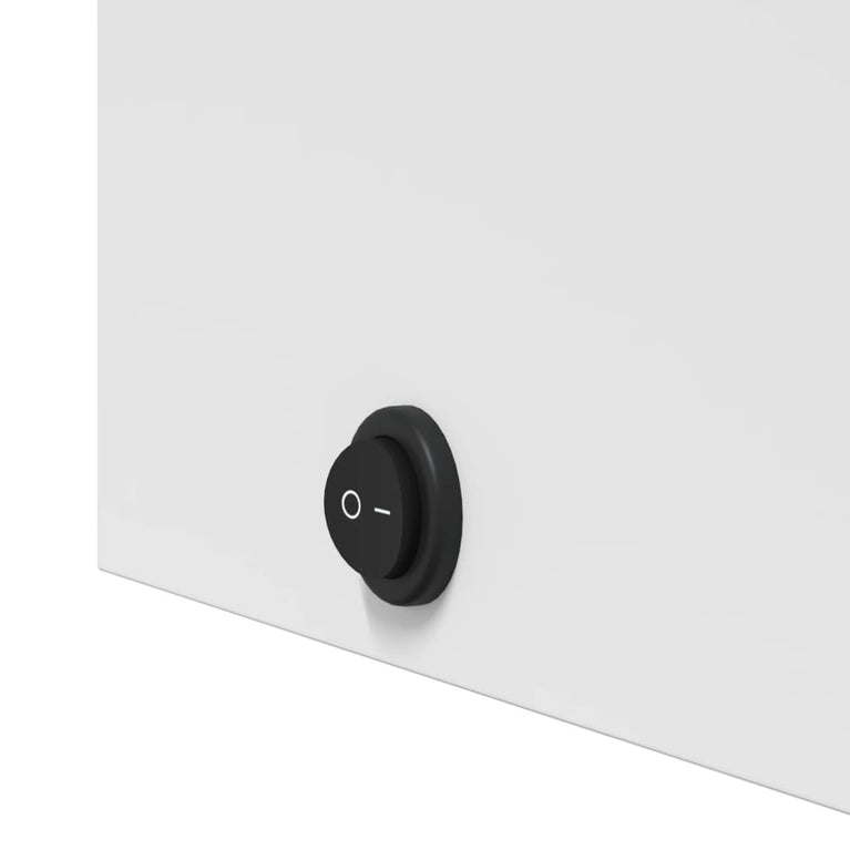 Badkamerkast met spiegel en LED 45x13x52 cm wit MeubelReus