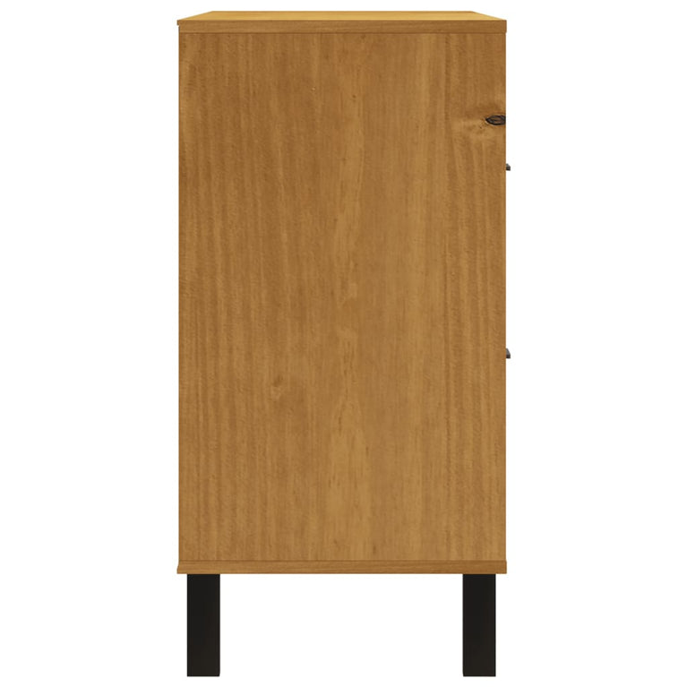 Ladekast FLAM 110x40x80 cm massief grenenhout MeubelReus