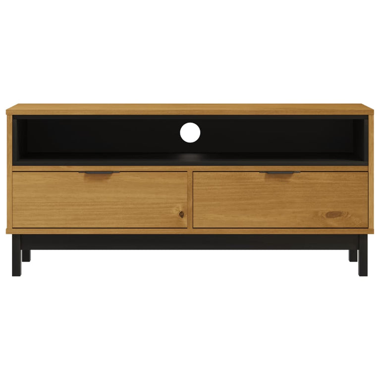 TV-meubel FLAM 110x40x50 cm massief grenenhout MeubelReus