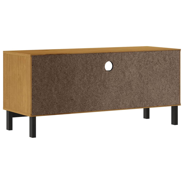 TV-meubel FLAM 110x40x50 cm massief grenenhout MeubelReus