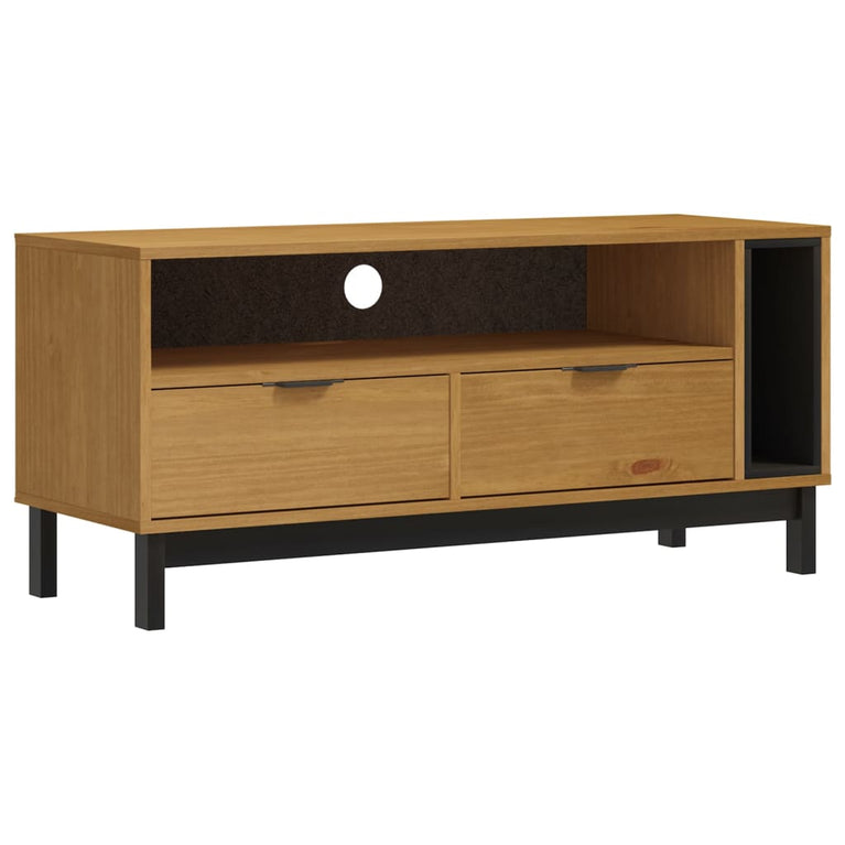 TV-meubel FLAM 110x40x50 cm massief grenenhout MeubelReus