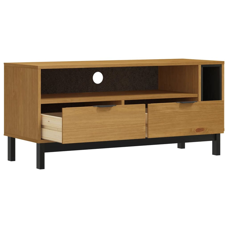 TV-meubel FLAM 110x40x50 cm massief grenenhout MeubelReus