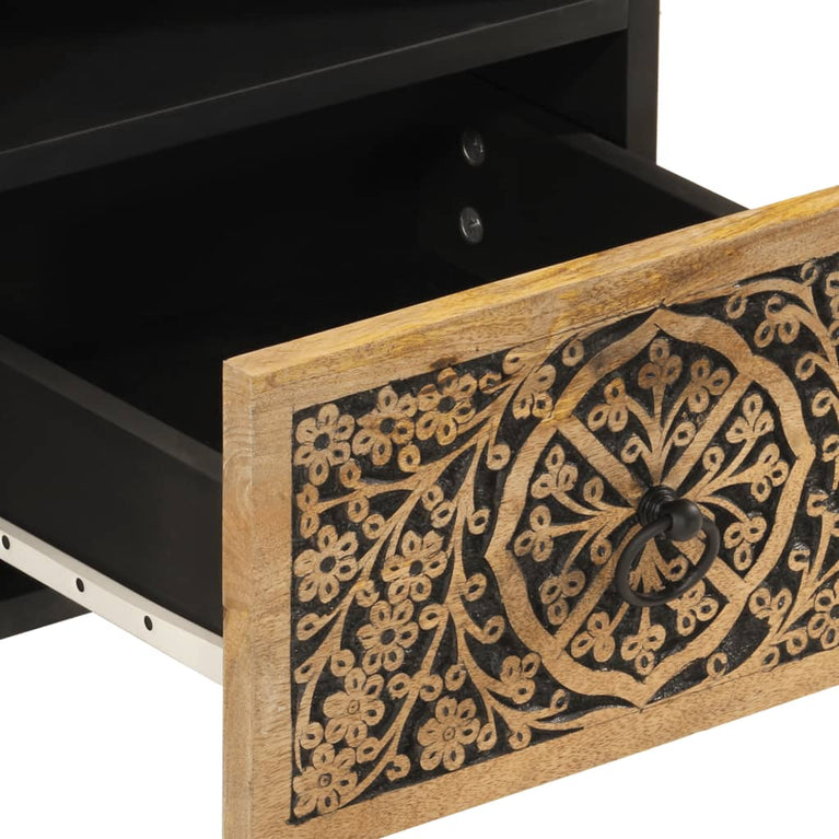 Tv-meubel 70x33x46 cm massief mangohout