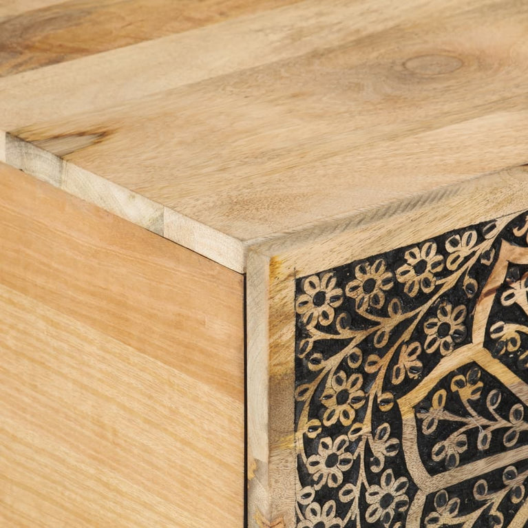 Salontafel 80x50x40 cm massief mangohout